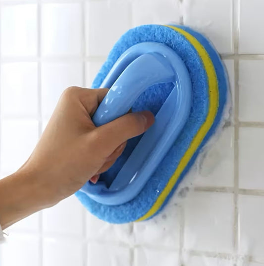 Wonderspons 1+1 gratis. Met handvat, verwijderd goed vuil, gebruiken in badkamers/keukens.